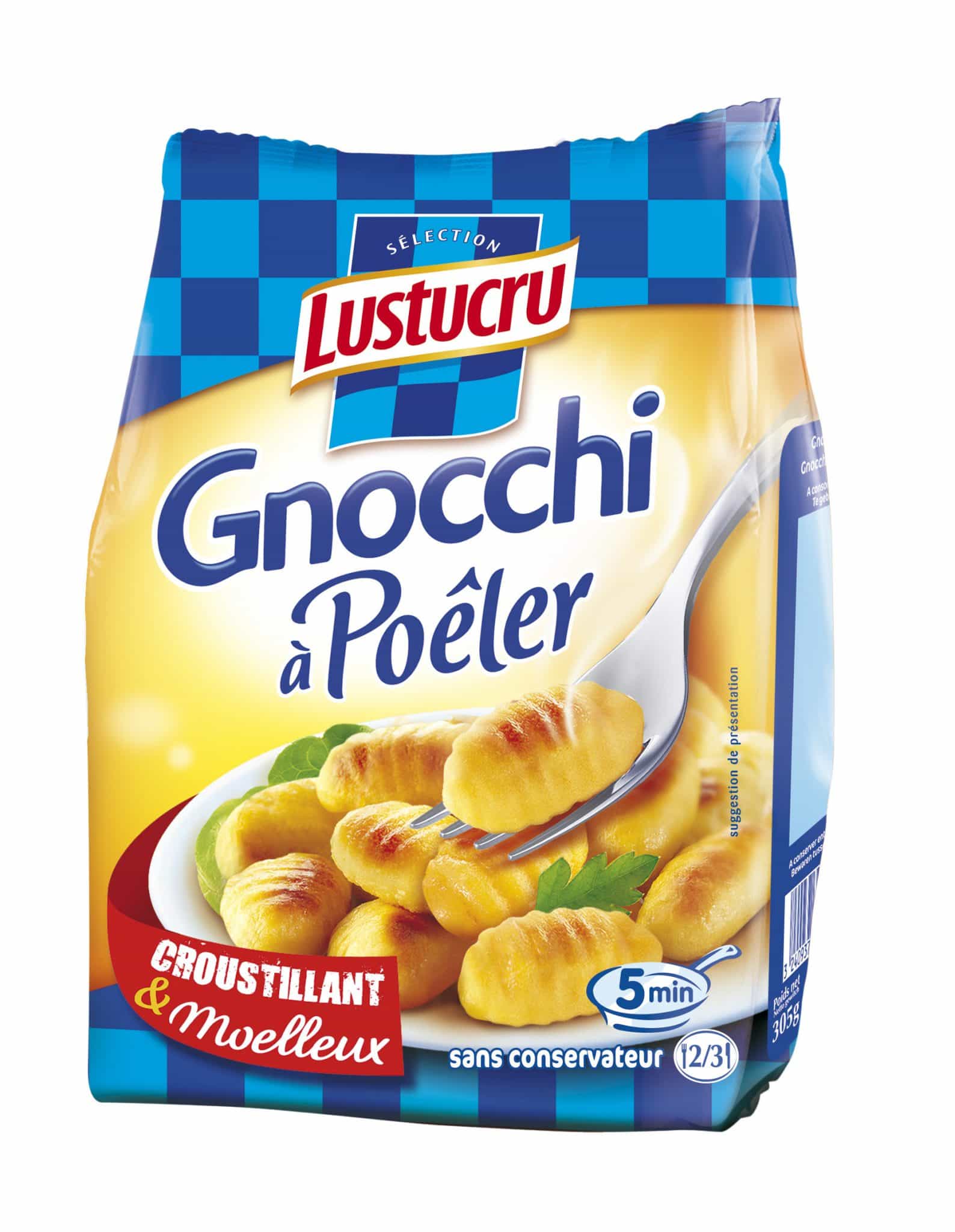 Gnocchi à poêler Lustucru Frais - Approuvé par les Familles