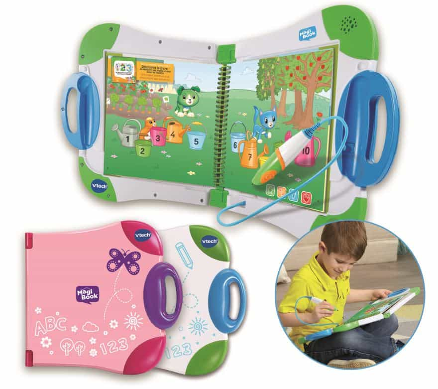 VTech - MagiBook, Livre Éducatif Enfant Niveau 3 En Route pour l'École,  Pages Illustrées et Interactives, Cadeau Garçon et Fille de 5 Ans à 7 Ans 