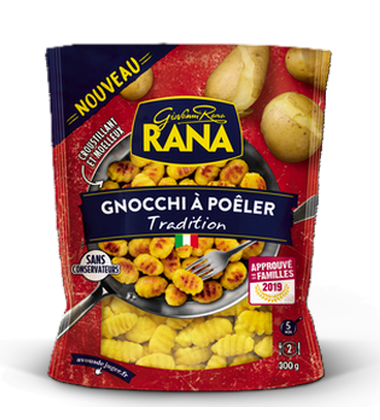 Gnocchi a poeler tradition Giovanni Rana