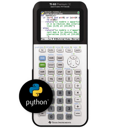 TI 83-Premium CE édition Python