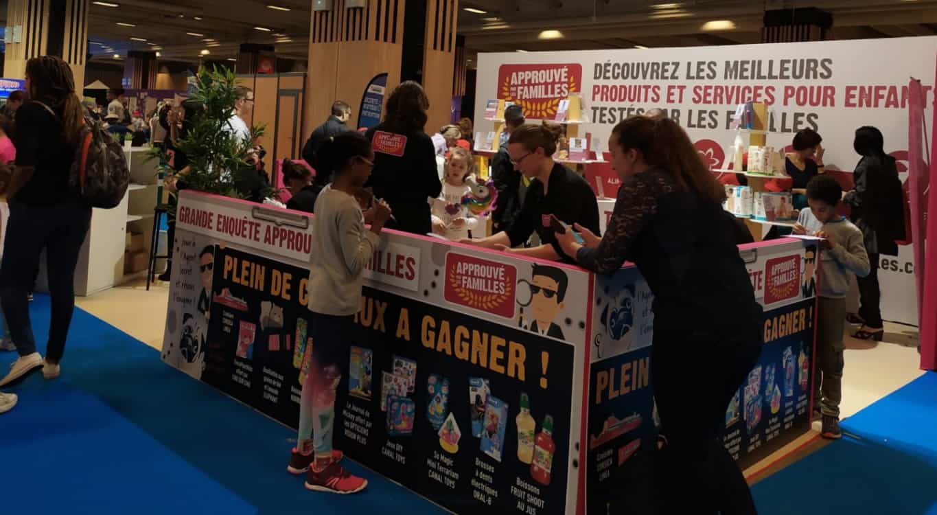 Stand Approuvé par les Familles à Kidexpo Paris 2019