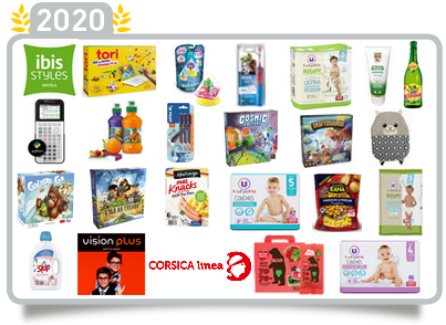 Produits lauréats Approuvé par les Familles 2020