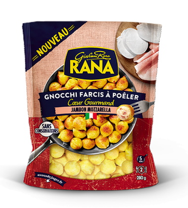 Gnocchi Farcis à Poêler Jambon Mozzarella Giovanni Rana