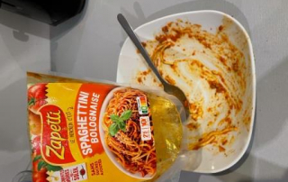 Test Spaghetti bolognaise Zapetti Approuvé par les Familles