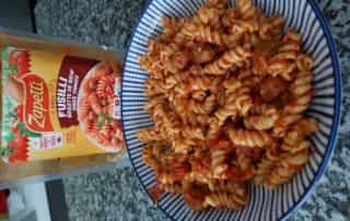 test zapetti fusilli boulettes de boeuf approuvé par les familles 2022