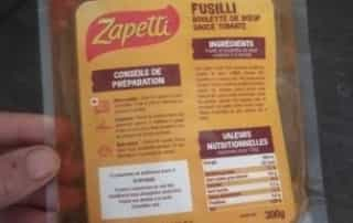 test zapetti fusilli boulettes de boeuf approuvé par les familles 2022