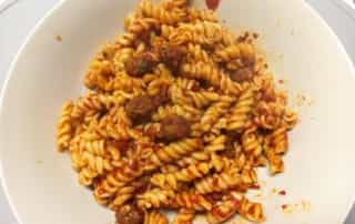 test zapetti fusilli boulettes de boeuf approuvé par les familles 2022