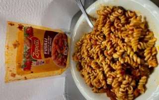 test zapetti fusilli boulettes de boeuf approuvé par les familles 2022