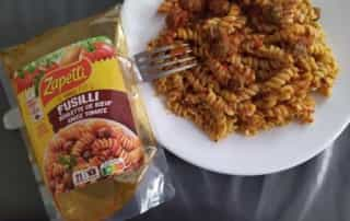 test zapetti fusilli boulettes de boeuf approuvé par les familles 2022