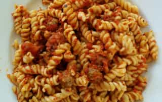 test zapetti fusilli boulettes de boeuf approuvé par les familles 2022