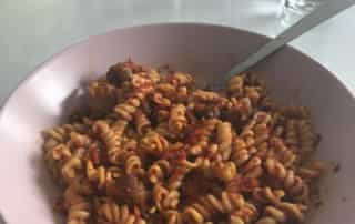 test zapetti fusilli boulettes de boeuf approuvé par les familles 2022