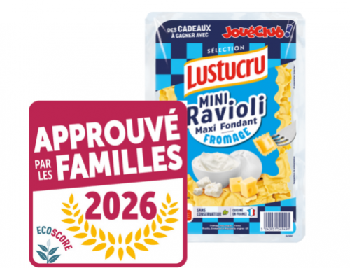 LUSTUCRU Mini Raviolis (frais) au fromage